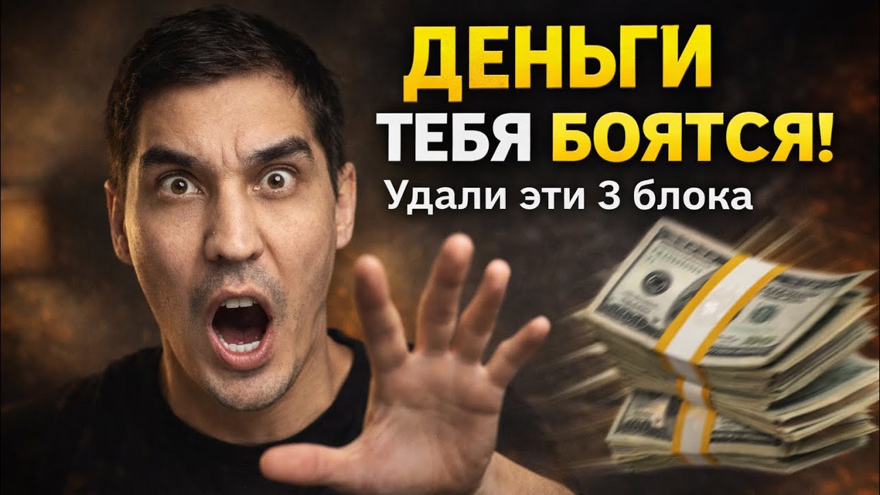 ❇️ Почему деньги тебя «боятся»? Убери эти 3 установки за 5 минут.