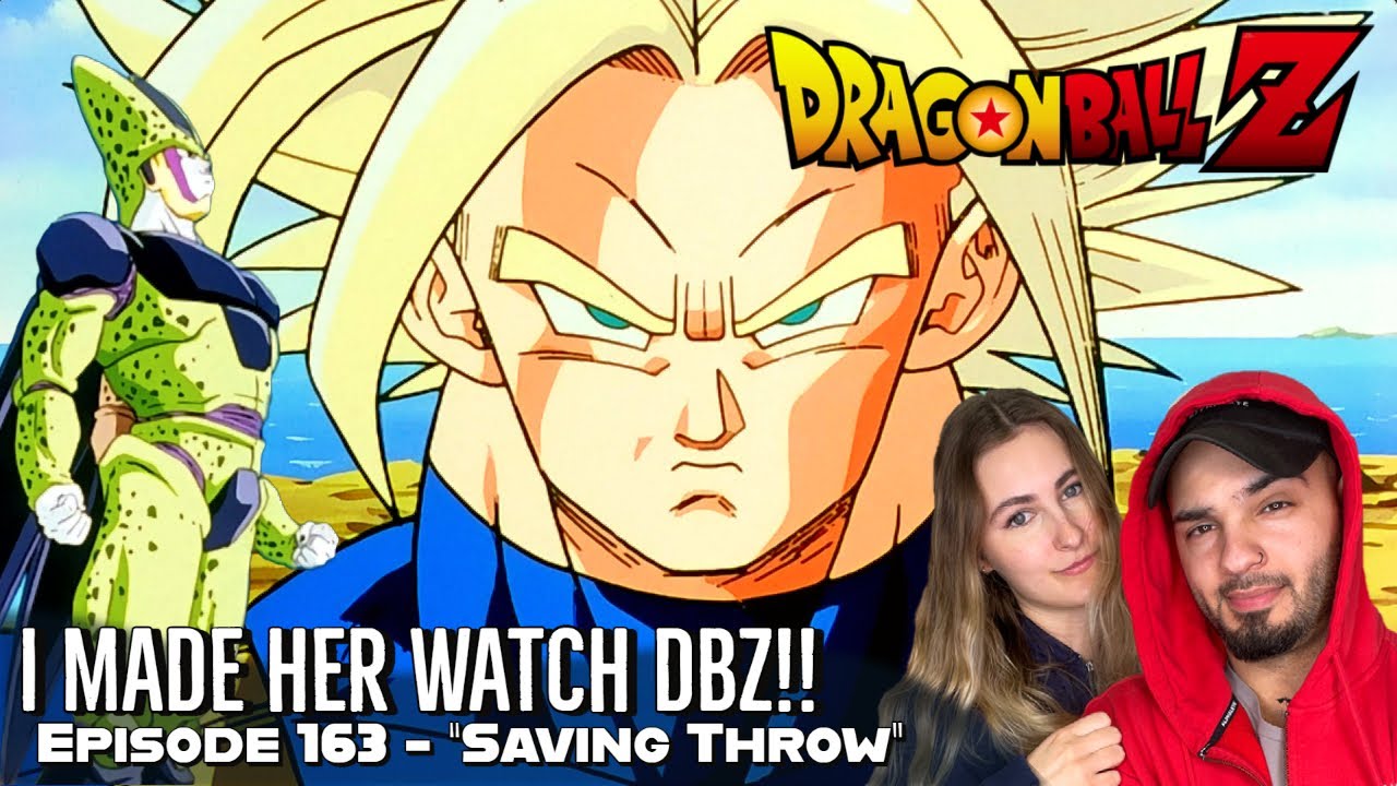 ULTRA SUPER SAIYAN TRUNKS (SSJ 1 GRADE 3) VERSUS PERFECT CELL! Girlfriend's Reaction DBZ Episode 163