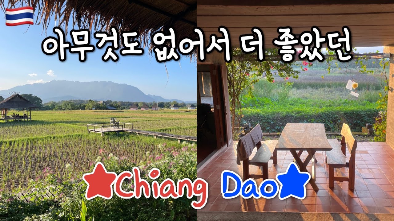 별의 마을 치앙다오🇹🇭혼자 놀기 만렙 여행자의 사람 10명 정도 만난 작은마을에서 2박 3일 #chiangdao 