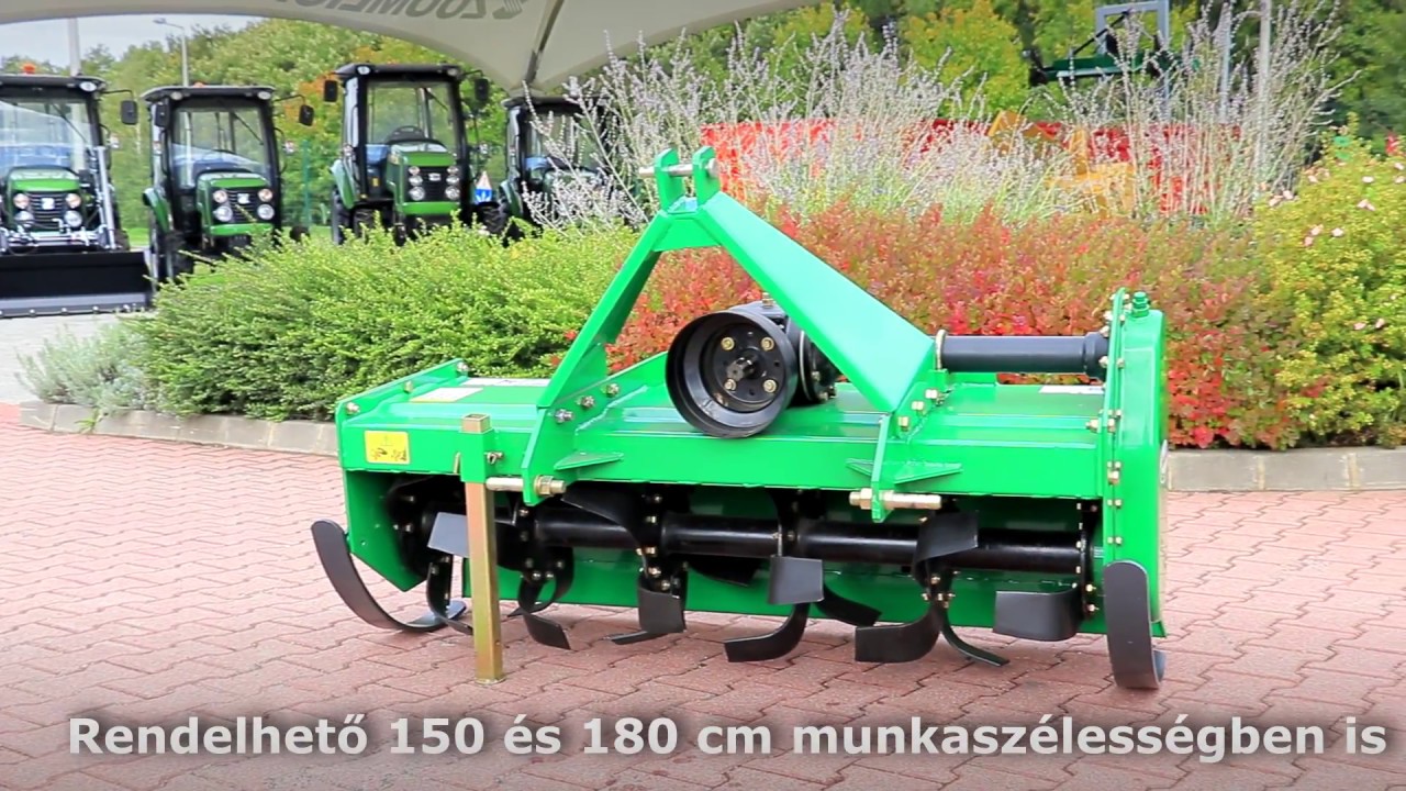 Talajmaró (GardenGo 1GN-135) munka közben