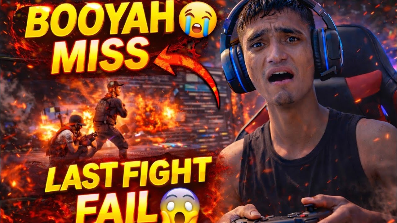 Free Fire Me Last Moment Fail 😭 Booyah Bas Reh Gaya!