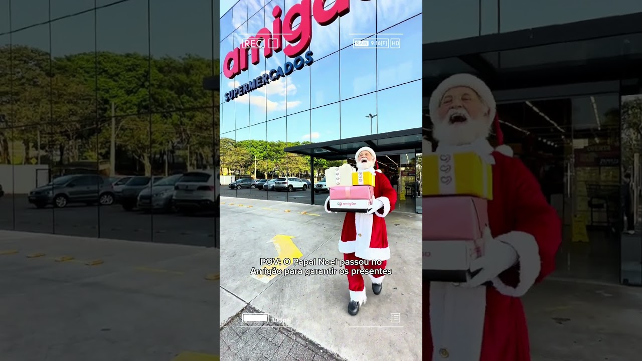 O bom velhinho j&aacute; aproveitou as ofertas do Amig&atilde;o