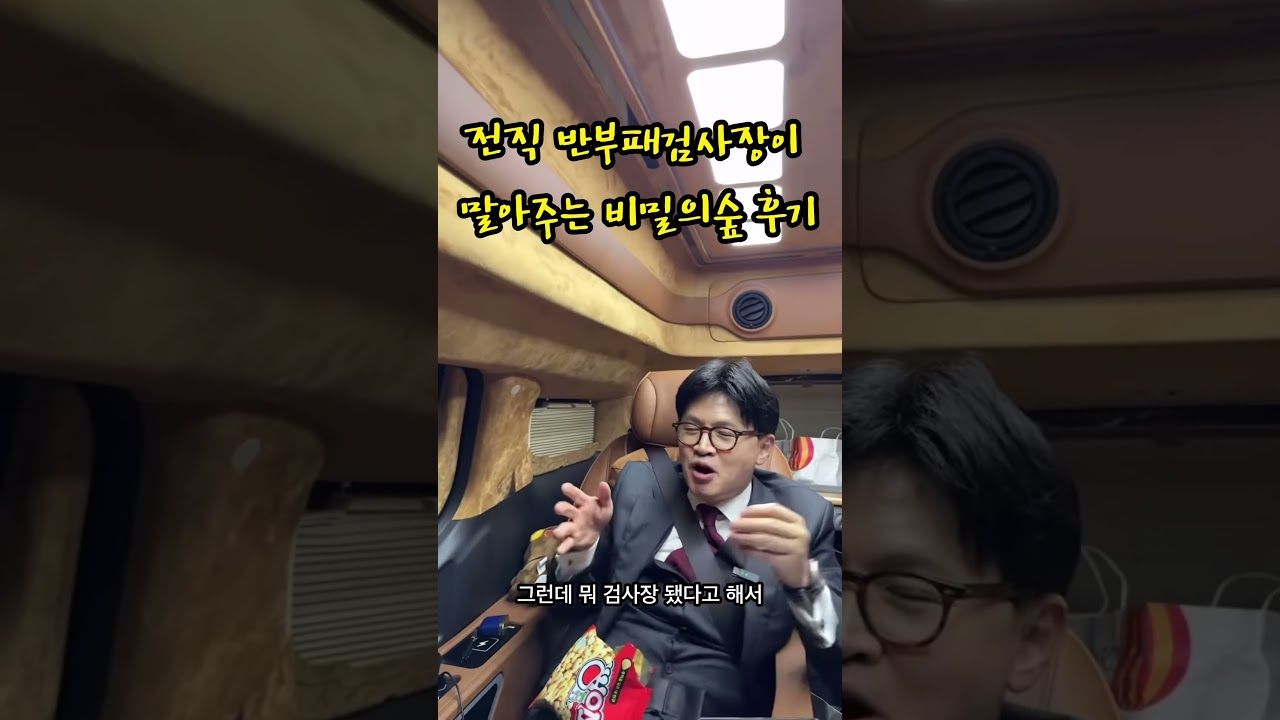 전직반부패부장의 비밀의숲 후기