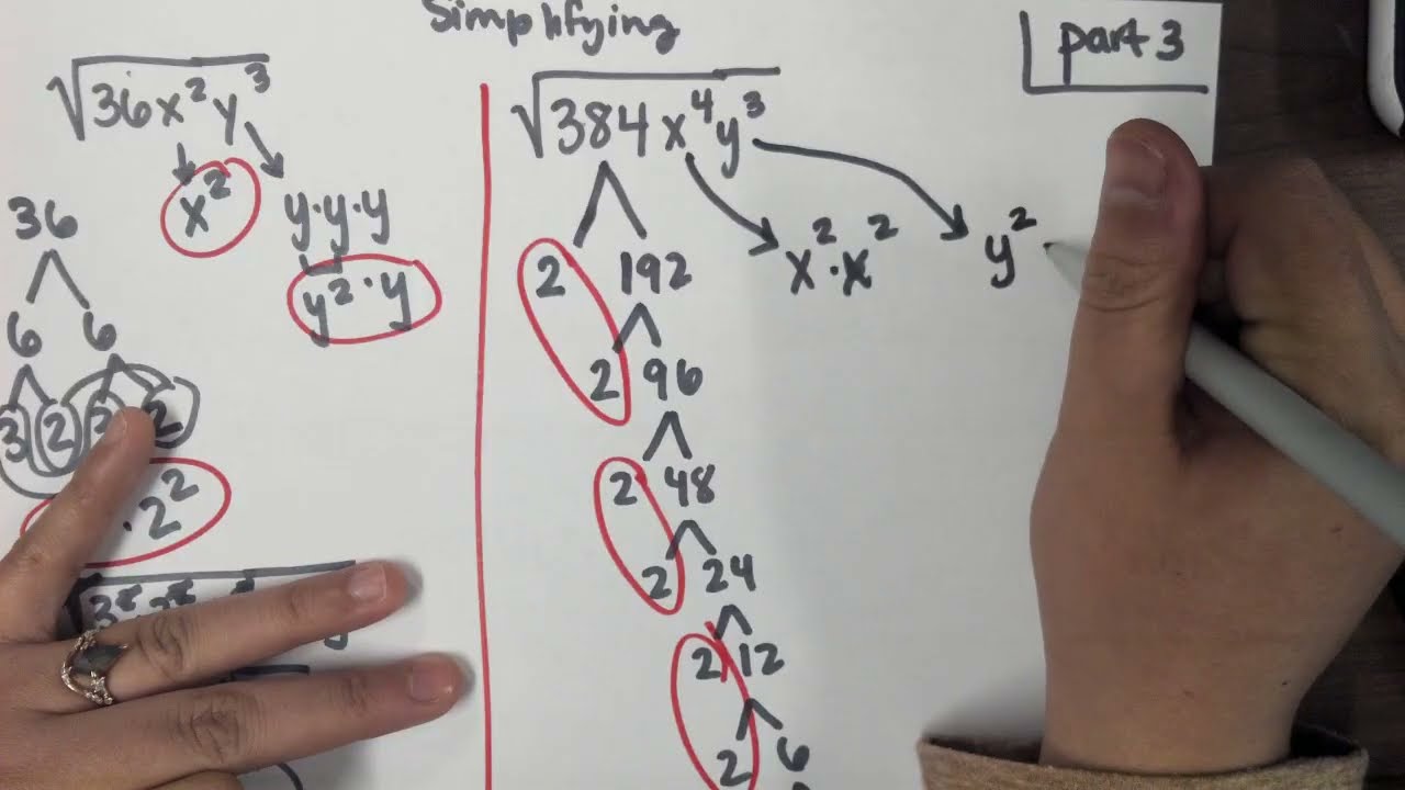 Simplifying Sqaure Roots 3