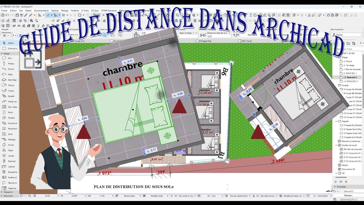 LES NOUVEAUTÉS DE ARCHICAD 27 ( GUIDE DE DISTANCES )