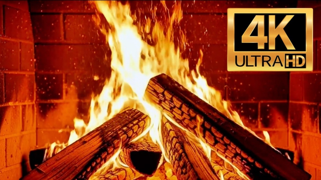 Cozy Fireplace Ambience 🔥 Relaxing Fire Sounds for Sleep, Study & Stress Relief - LIVE