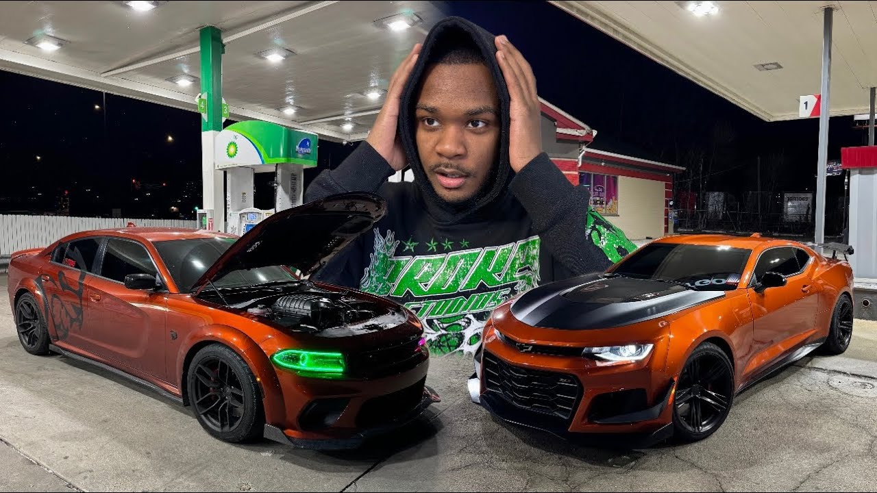 AGGRESSIVELY DRIVING MY ZL1 & HELLCAT IN CHICAGO... (POV Drive)