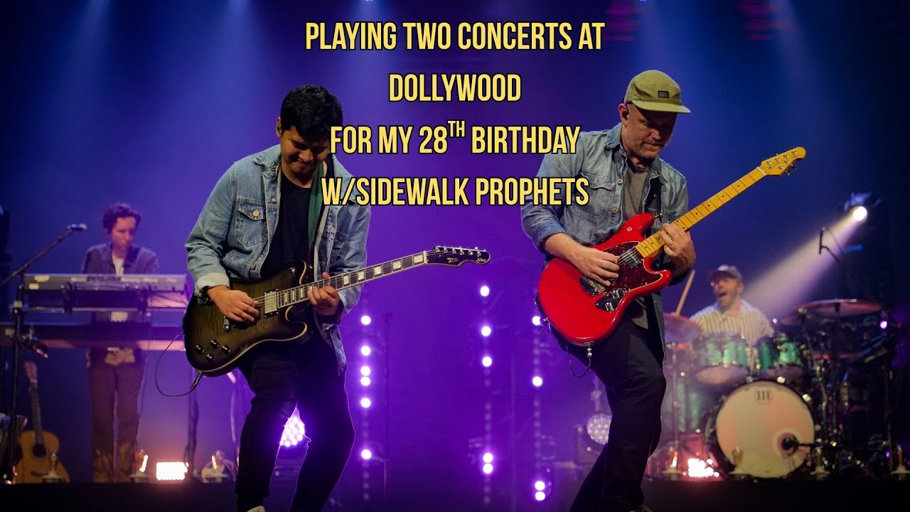 Играю в свой 28-й день рождения в DOLLYWOOD с Sidewalk Prophets! и IEM Mix! | Дневник тура Джема,...