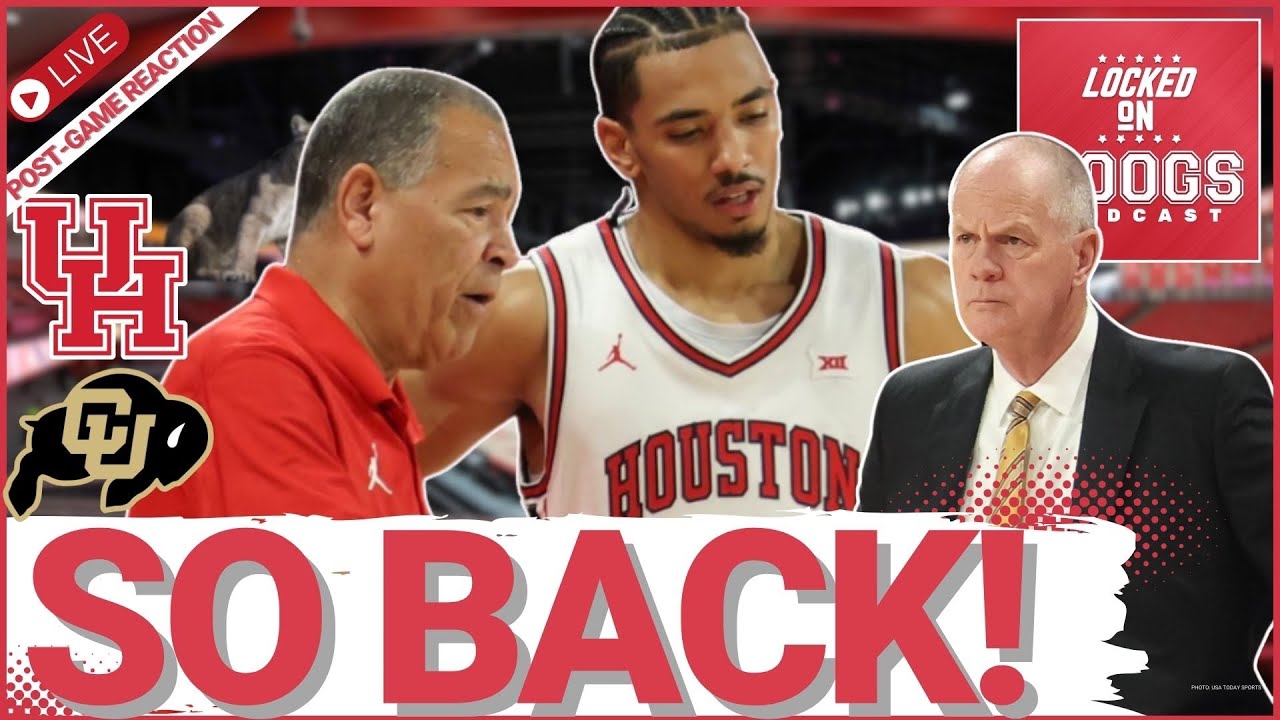 LIVE! Coogs BACK? Streak SNAPPED Sampson Houston vs Colorado as TOSSED Coach! Post Game Reaction!