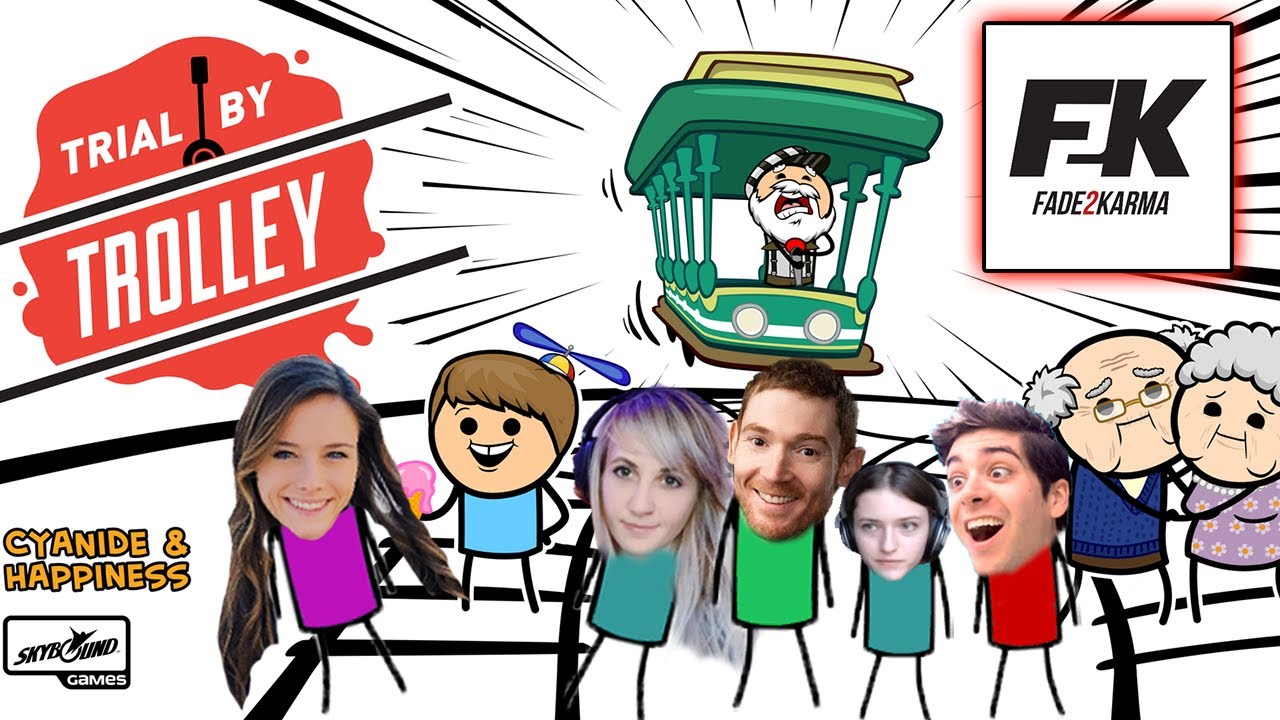 Allie & The F2K Gang Play Trial By Trolley! (ft. Dekkster, Nicholena, FilthyRobot & Bella)