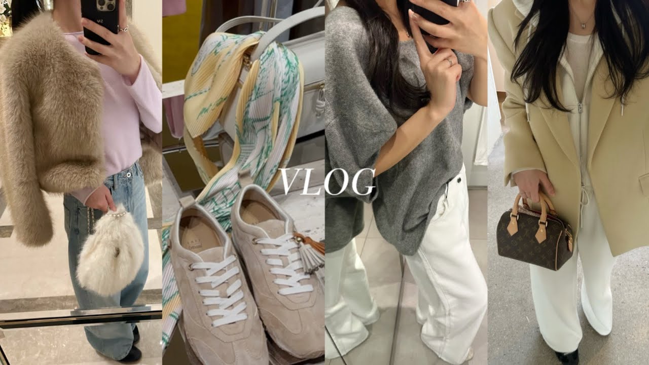 VLOG | 직장인 브이로그 | 봄 옷 쇼핑 🛍️ | 봄 아우터 추천 | 마쥬 세일 득템이요 .. | 주느세콰 니트 | 자라 봄 신상 하울 | 쇼핑 브이로그 | LATT
