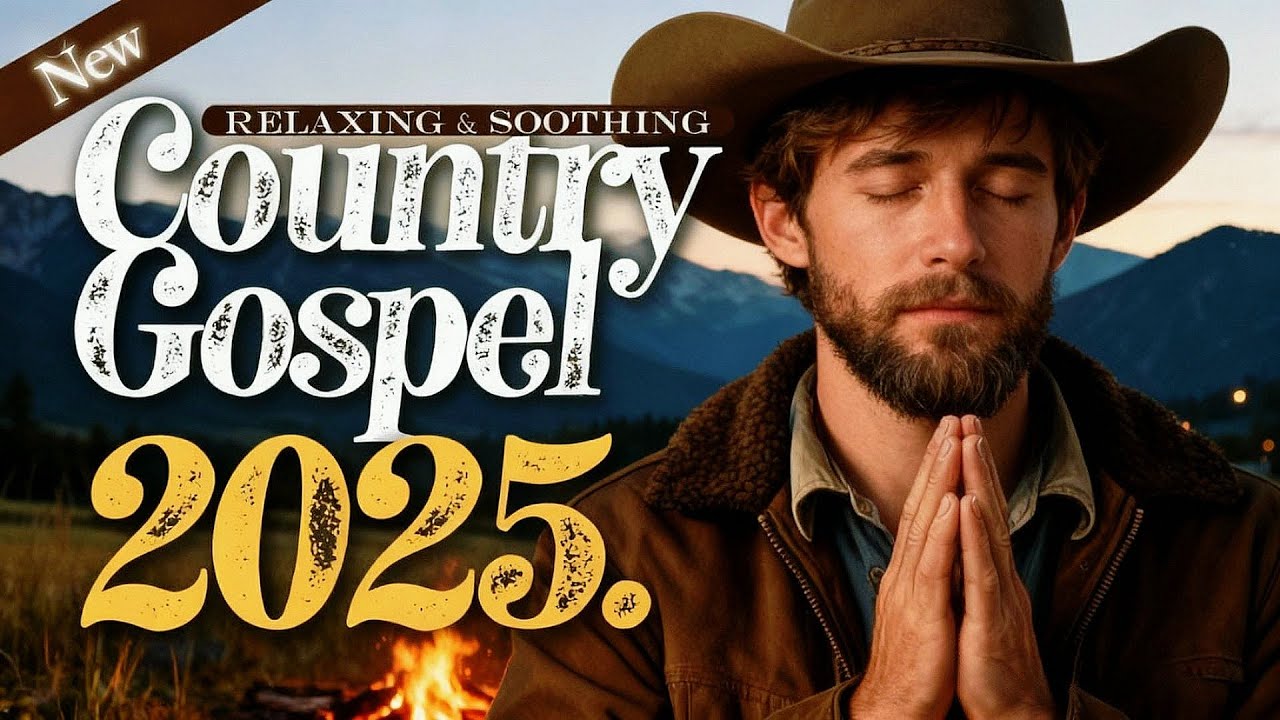 [PLAYLIST] Relaxing Country Gospel 2025 | Timeless 70s & 80s Vintage Hymns With Lyrics 1HOUR