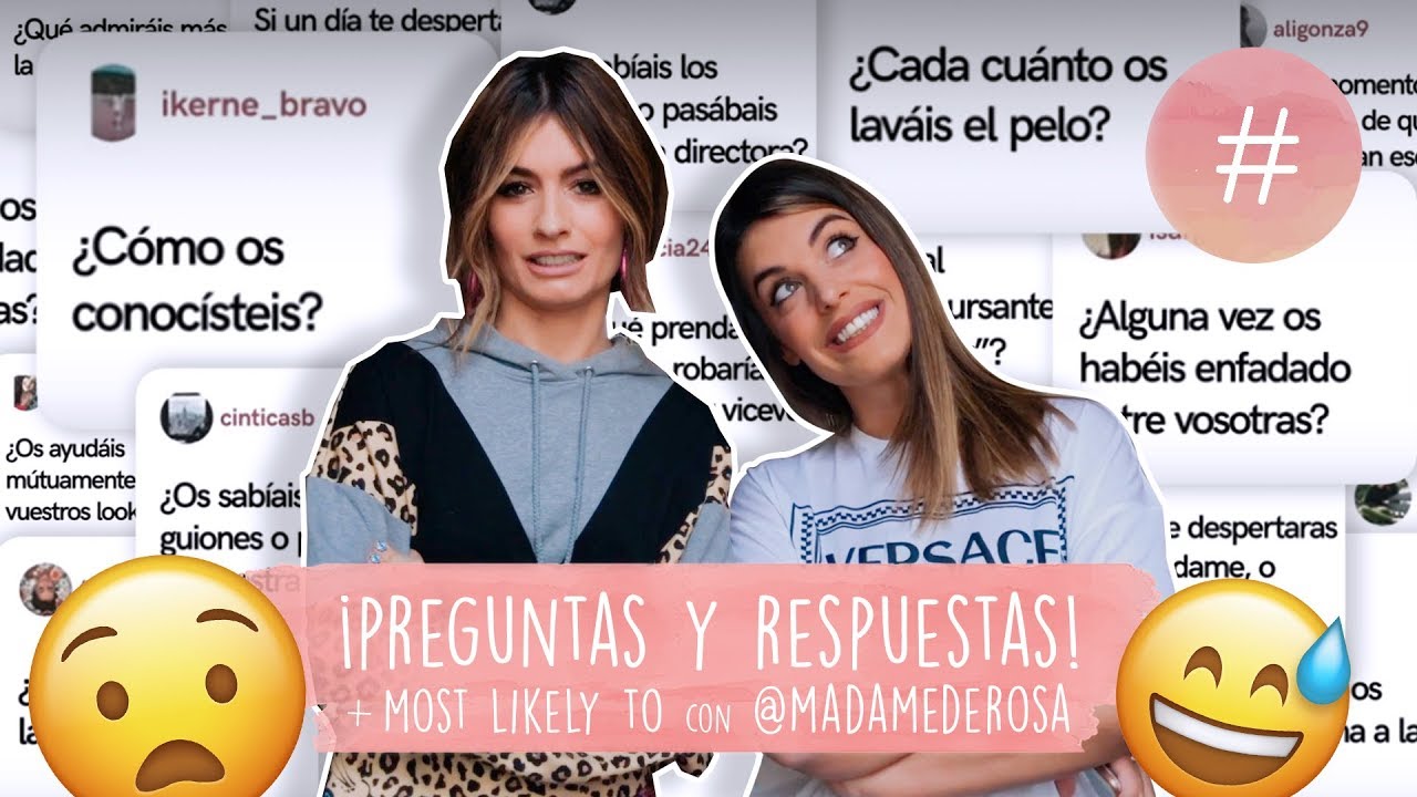 ¡NOS SINCERAMOS CON VUESTRAS PREGUNTAS! - DULCEIDA y MADAME