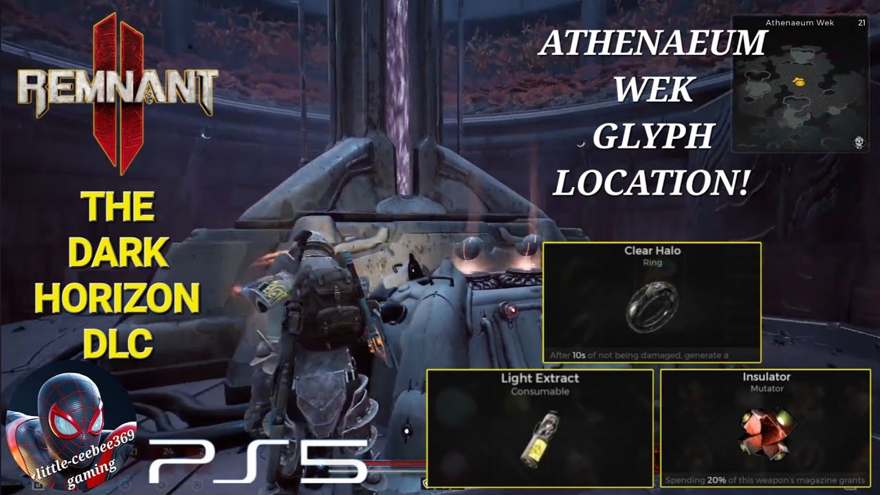 Athenaeum Wek glyph location and rewards!: Remnant II - The Dark Horizon DLC 3!