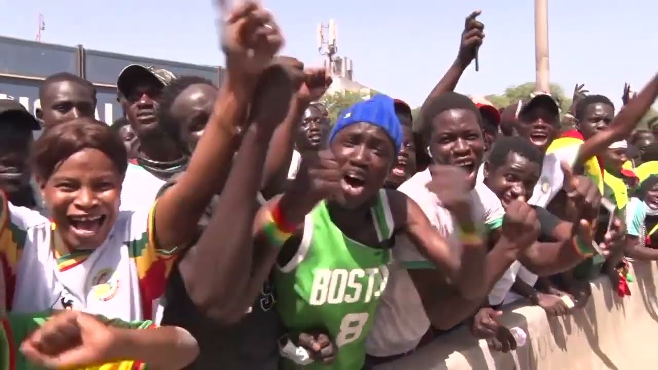 Senegal victory parade in Dakar becomes biggest party in country | Africa Cup of Nations 非洲杯冠军塞内加尔庆祝