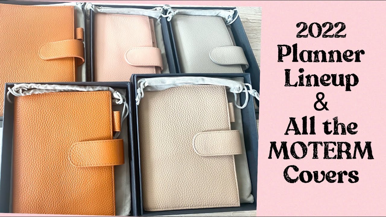 2022 planner line up || Plus all the MOTERM covers