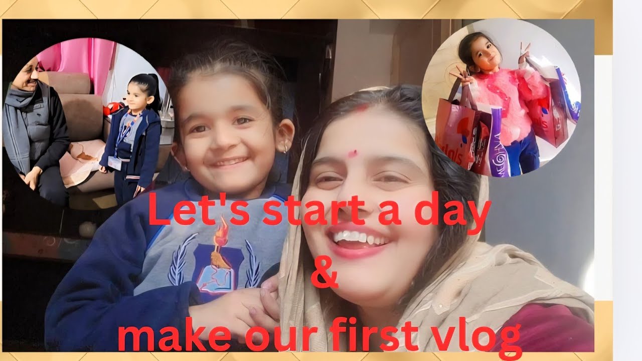 Our first vlog 😊 #Daily routine video#trending vlog 