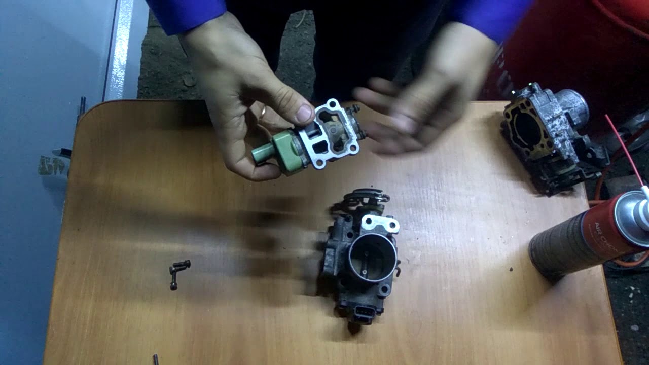 Разбор дроссельной заслонки 7a-fe