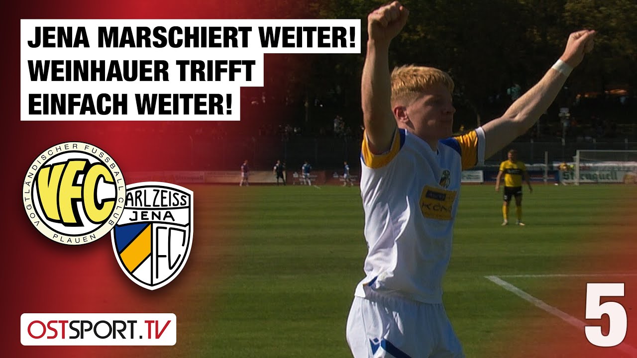 Jena marschiert! Weinhauer trifft einfach weiter: Plauen - Jena | Regionalliga Nordost