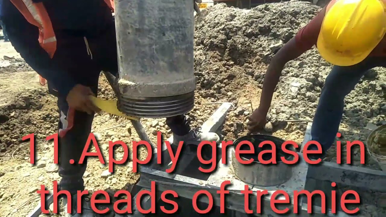 71 | Pile Concrete by TREMIE  Step by Step Procedure for Civil Engineering Student Fresher