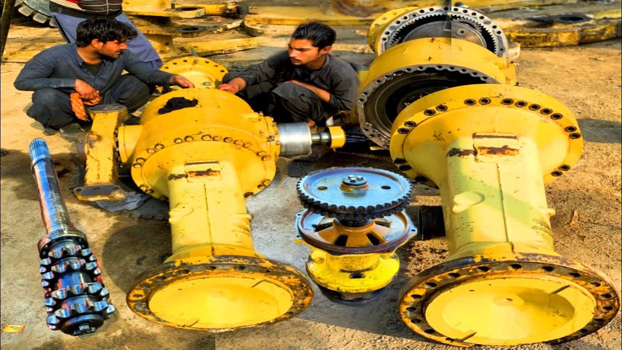 How  Mechanic Repair Differential Gear of  Heavy Cat loader Machine || with unique processes