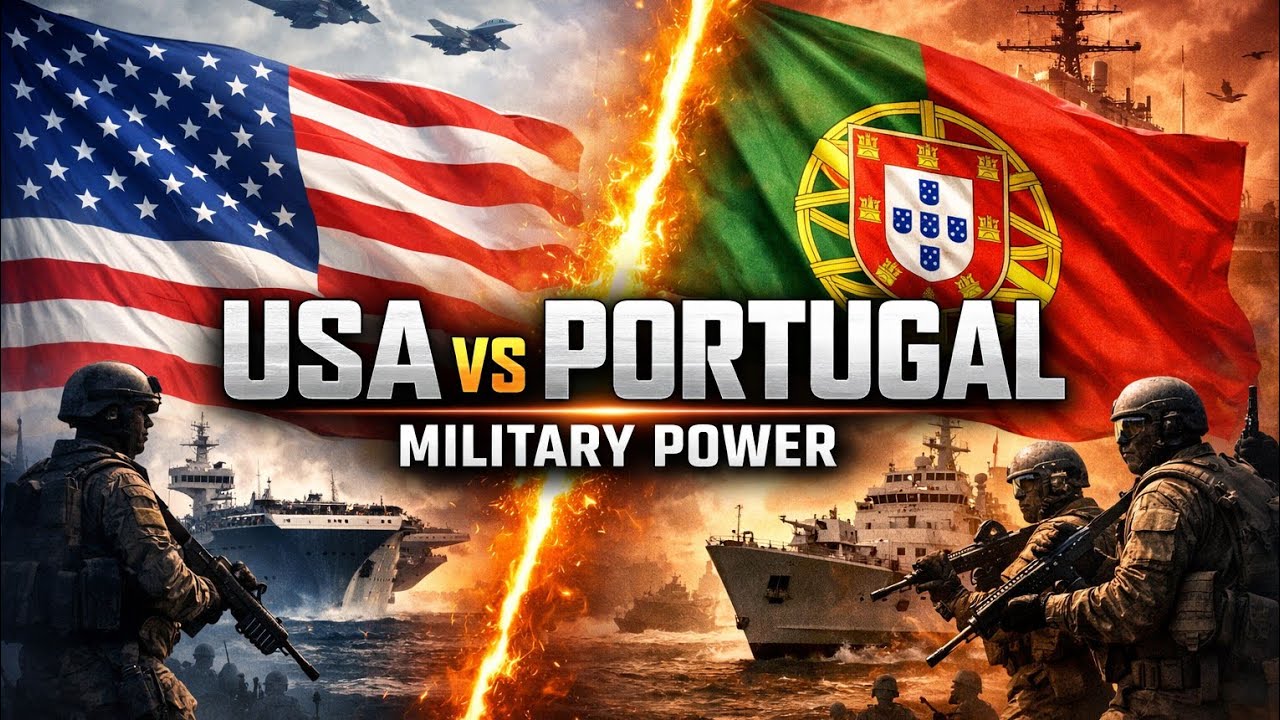 USA vs Portugal Military Power 2025 | Portugal vs USA Full Comparison