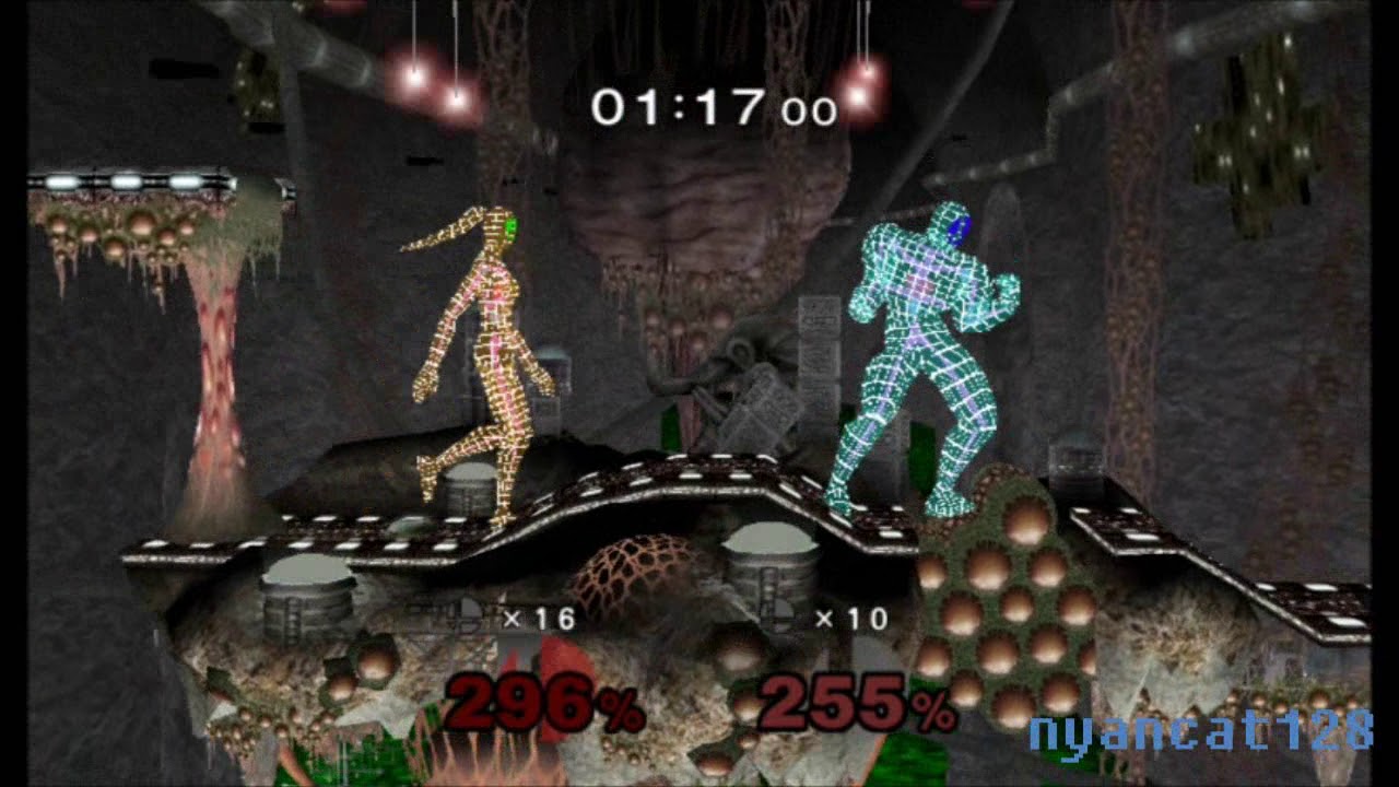 Super Smash Bros. Melee Custom Event: Wireframe Battle