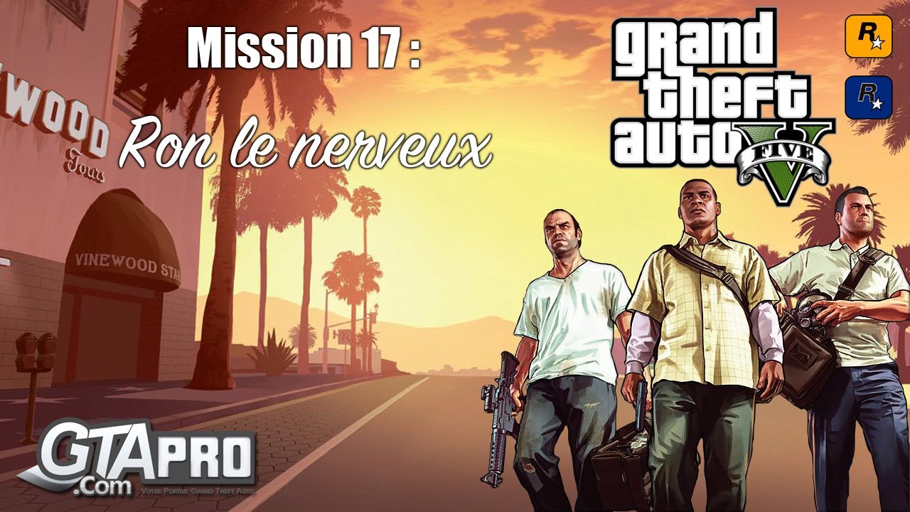 GTA 5 Solution mission - Ron le nerveux - GTA-5.fr