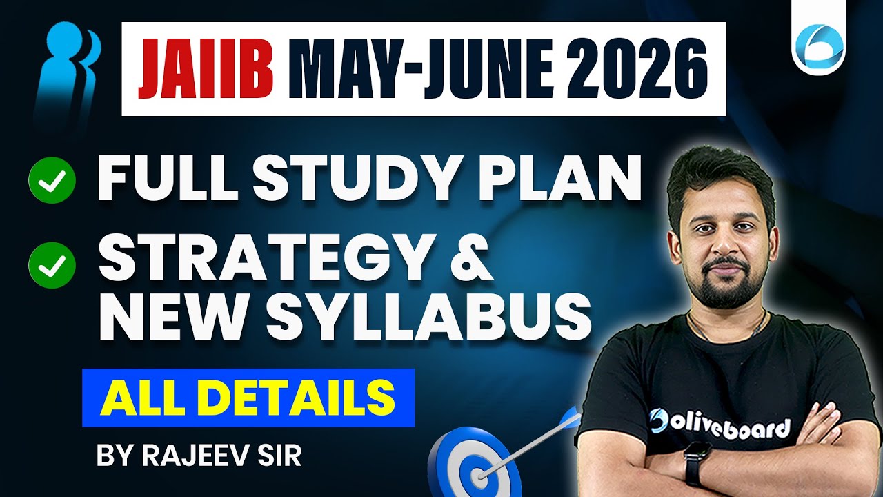 JAIIB May 2026 Strategy | JAIIB Syllabus All Details Live | Full Plan & Exam Pattern | By Rajeev Sir