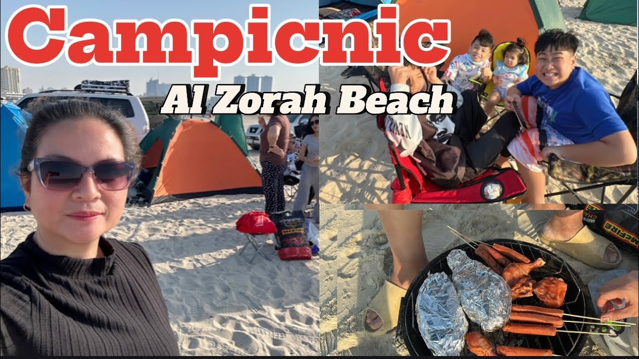 CAMPICNIC at Al Zorah Beach Ajman//Weekly OFW Vlogs