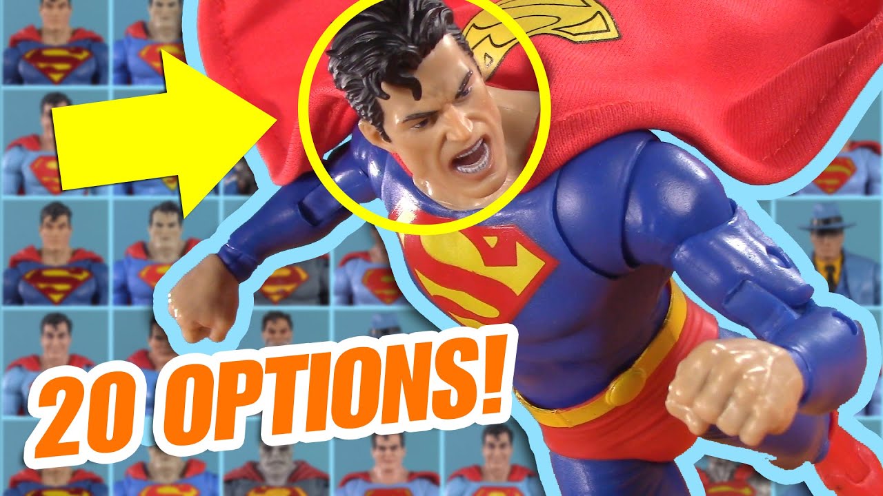 Годзилла и Супермен обмениваются головами! McFarlane Toys: DC Multiverse Hush, Silver Age, Kingdo...