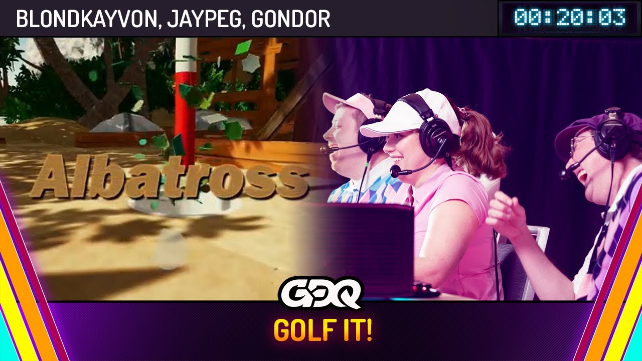 Golf It! Race by Blondkayvon, Jaypeg, and Gondor in 20:03 - Summer Games Done Quick 2024