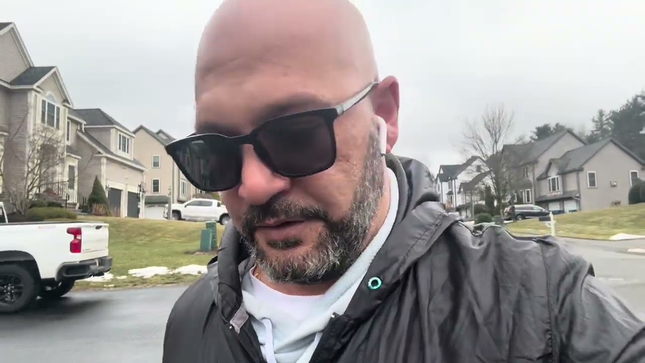 UM DOMINGO DE CAMINHADA GELADA .🥶🇺🇸
