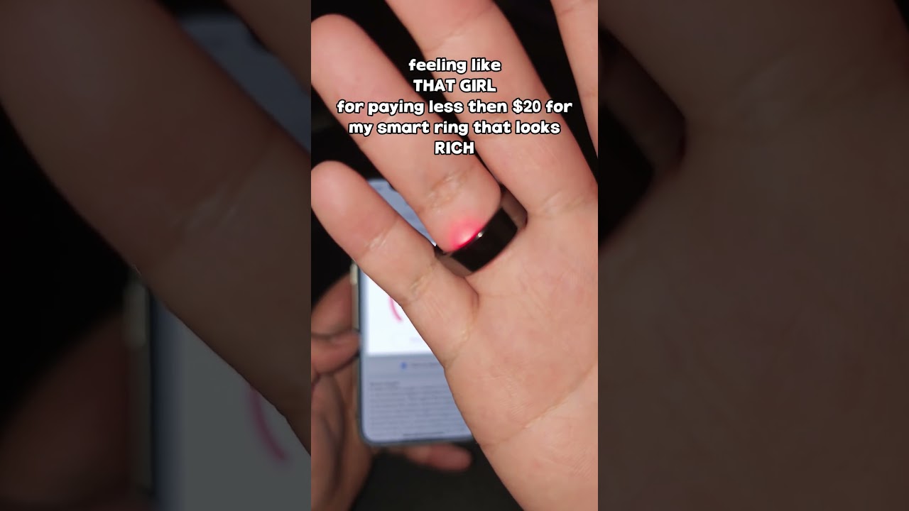 Affordable Smart Ring for Health & Sleep Tracking #smarttracker