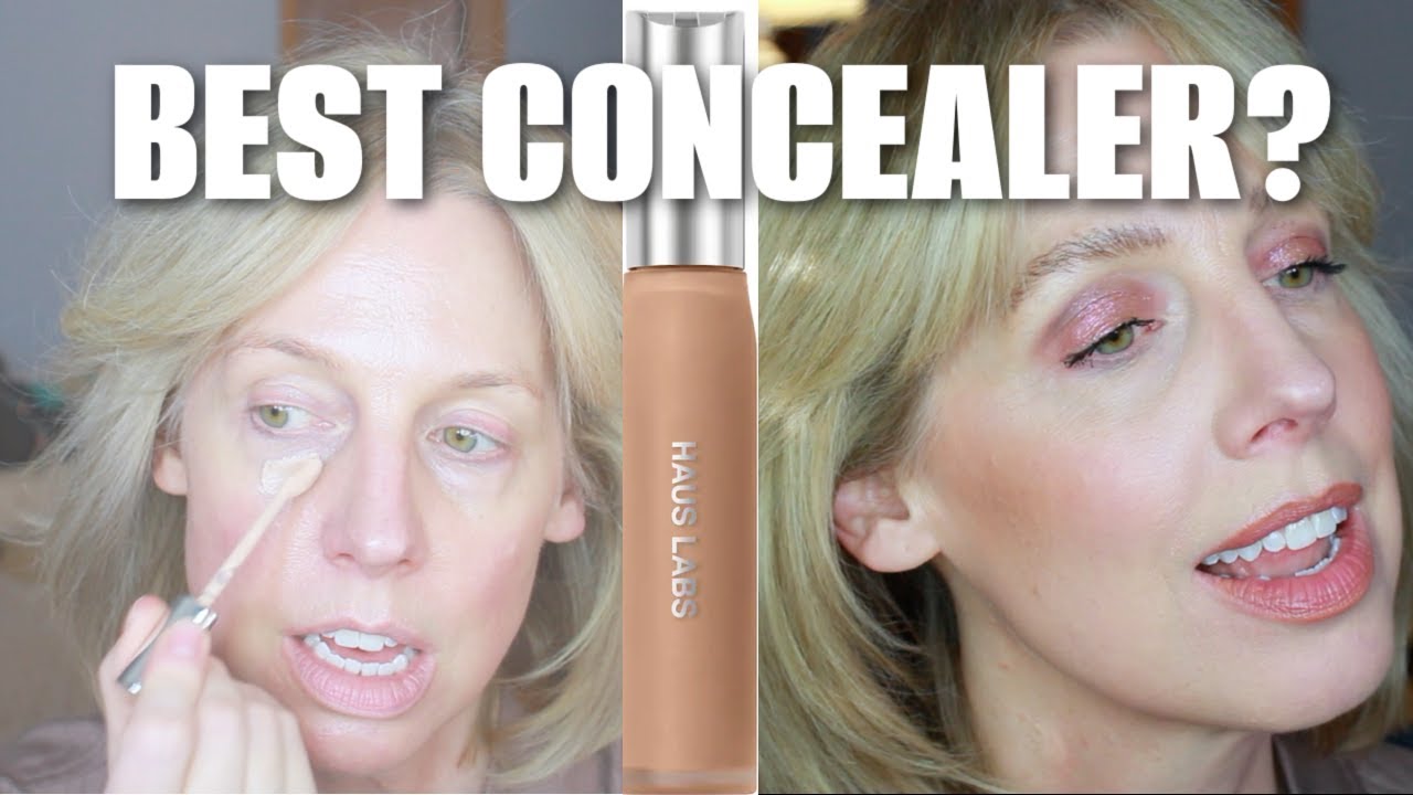 REVIEW - NEW HAUSLABS Concealer- wear test, demo- over 50, mature skin
