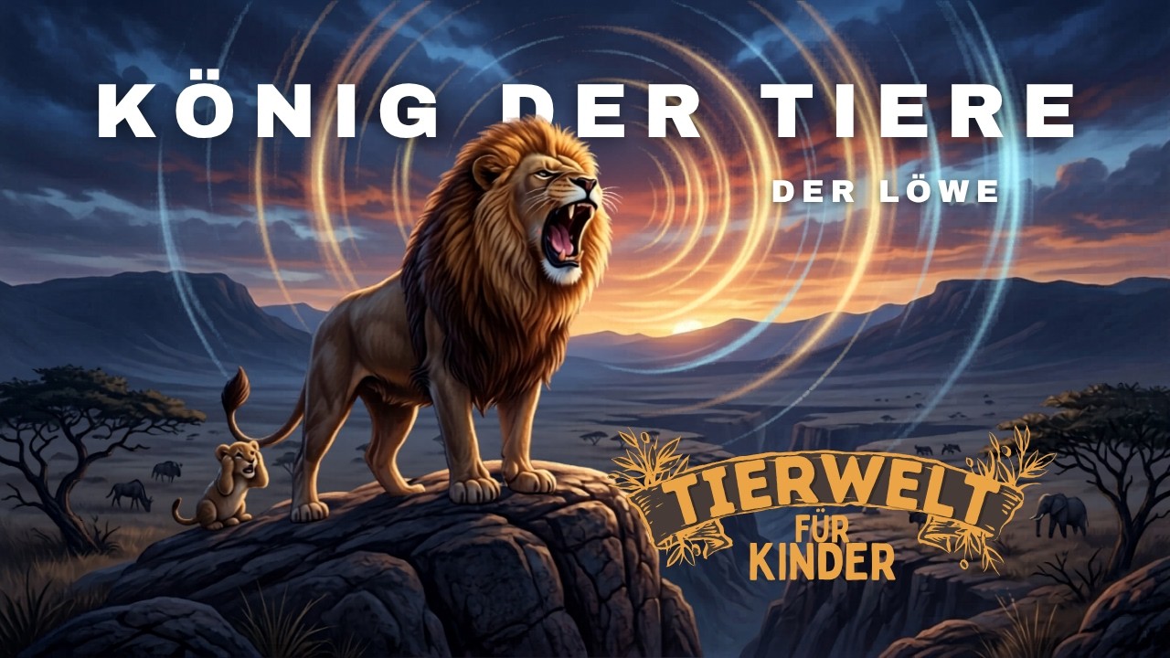 Folge 6: Löwen - Tierwelt für Kinder - Lernvideo auf Deutsch