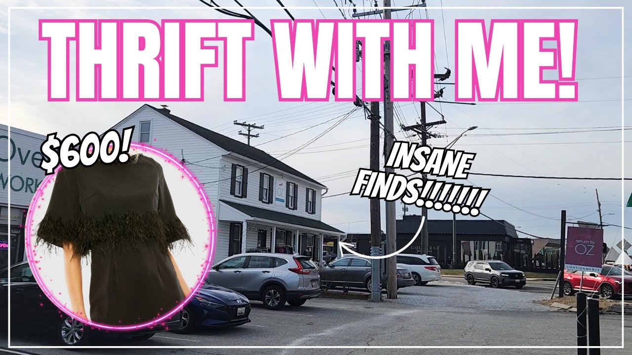 These DESIGNER BRANDS were INSANE! Thrift With Me to Resell Online #thrifting #reselling