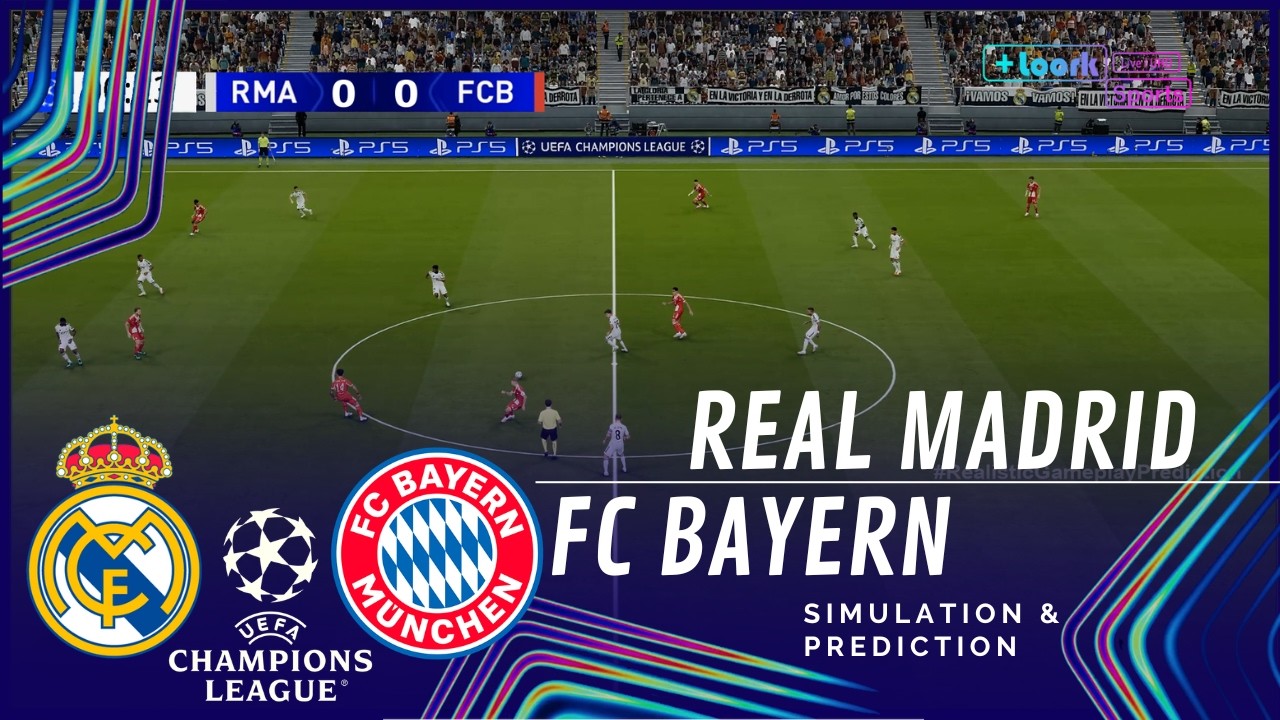 REAL MADRID VS BAYERN MUNICH ⚽ UEFA Champions League 25-26 Partido completo (Simulaci&oacute;n)