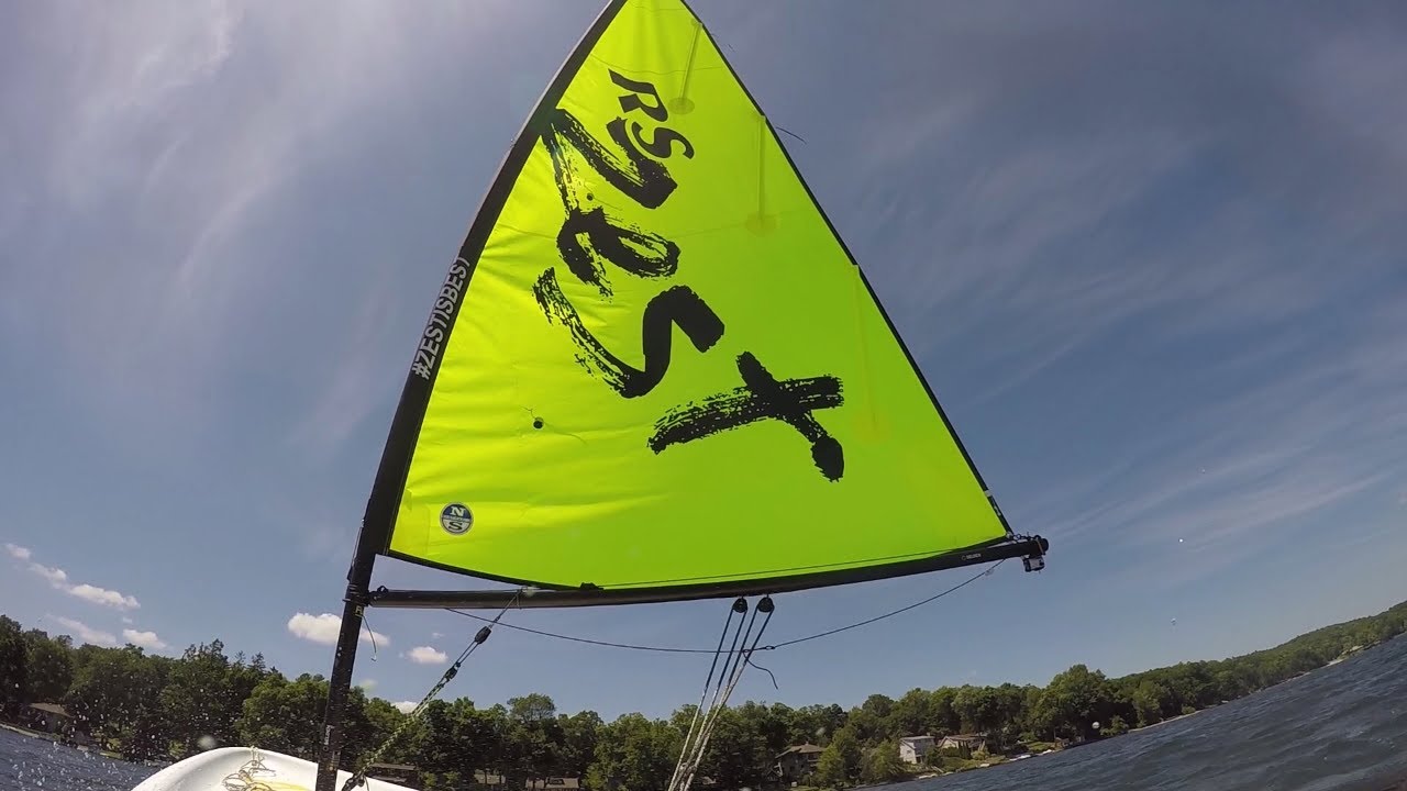 RS Zest 15+kts First Ride...