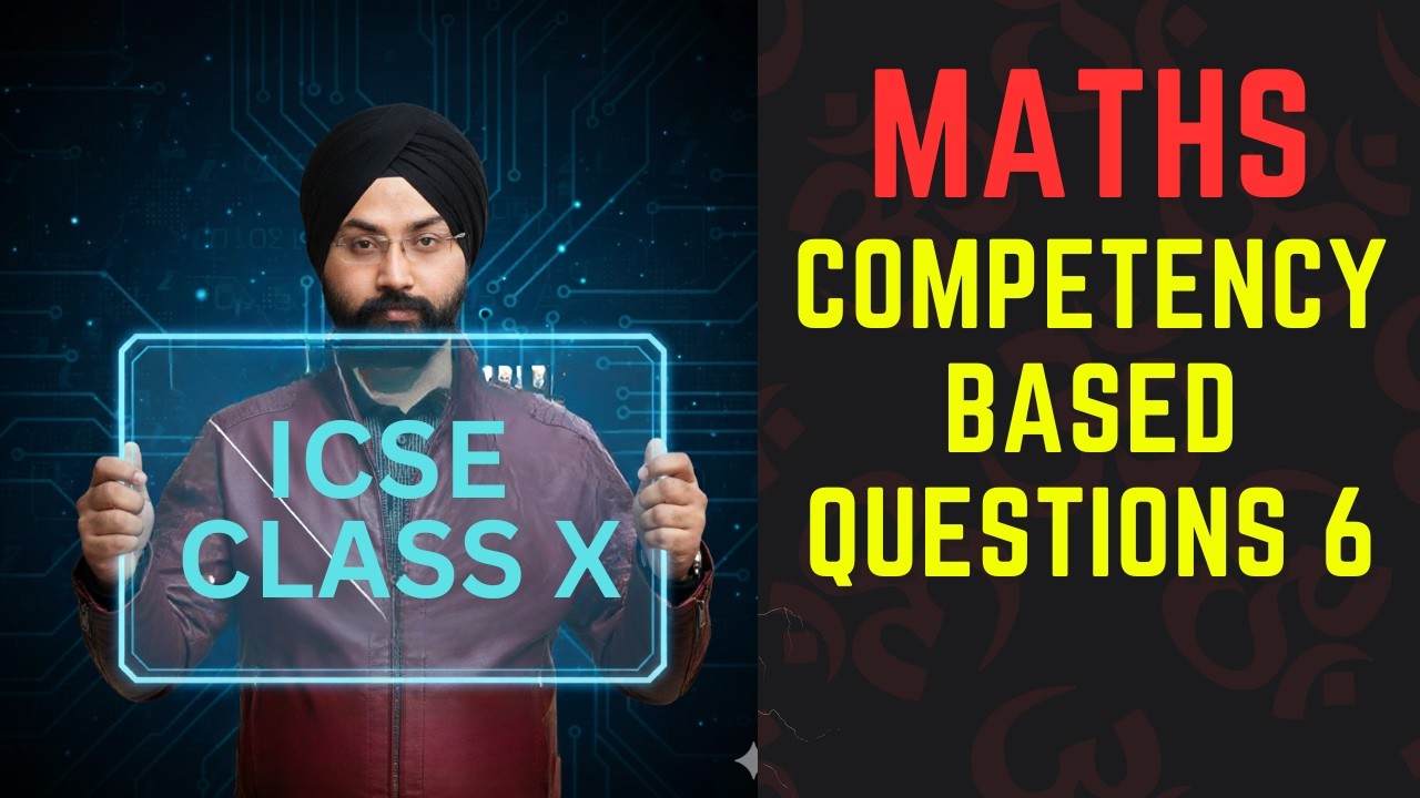 Competency based Maths Questions - 6  #preboard2025 #edutopper #icse10th #edutopper