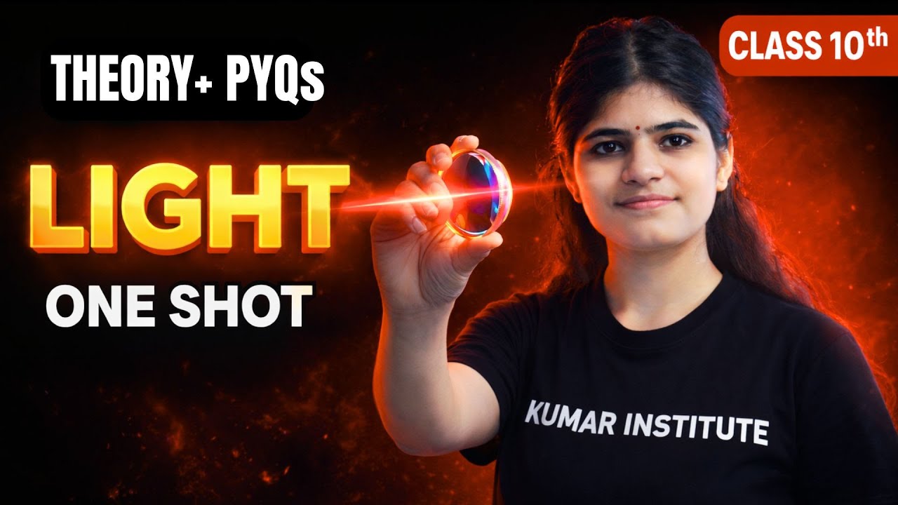 Light One Shot|Class 10 Physics| board 2026 |MCQs + PYQs|Ray Diagrams + Numericals |Vaishnavi Maam