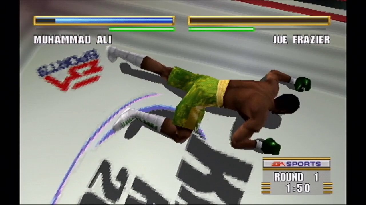 Knockout Kings 2000 [PS, Classic Fights] (Muhammad Ali vs. Joe Frazier III)