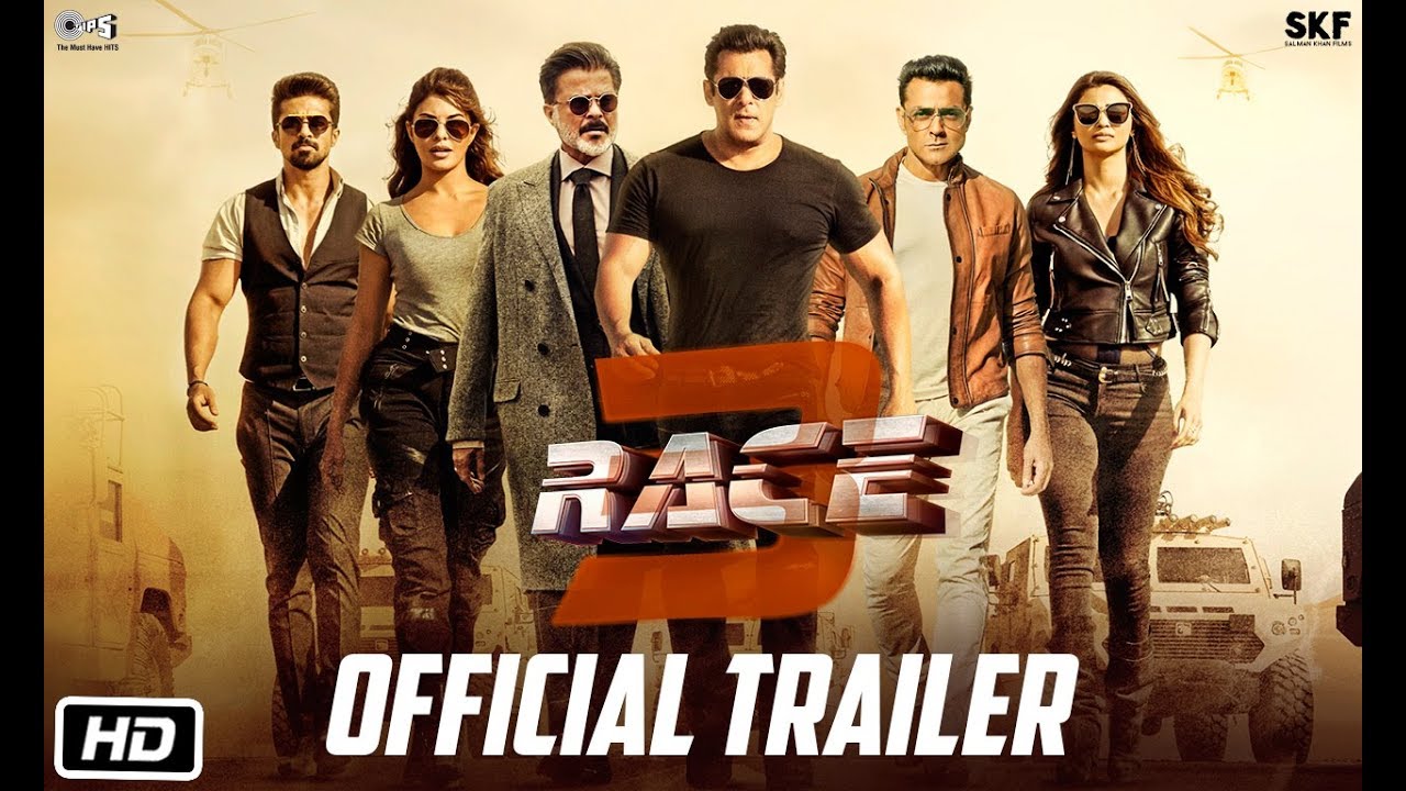 Race 3 | Official Trailer | Salman Khan | Remo D'Souza | Releasing on 15th June 2018 | #Race3ThisEID