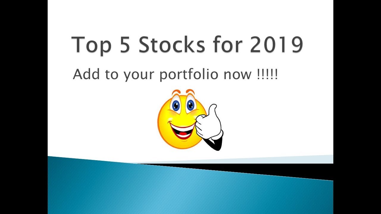 Top 5 Stocks for 2019/Multi-bagger stock 2019