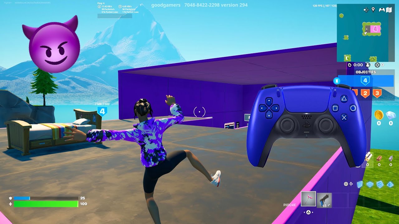 Fortnite Bedwars 😈 Gameplay PS5 🎮