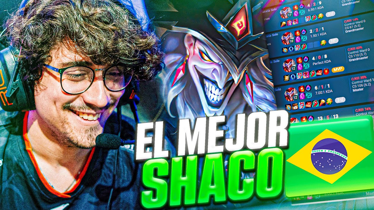 ME ENCUENTRO AL MEJOR SHACO DE BRASIL EN CHALLENGER 😱 // Josedeodo