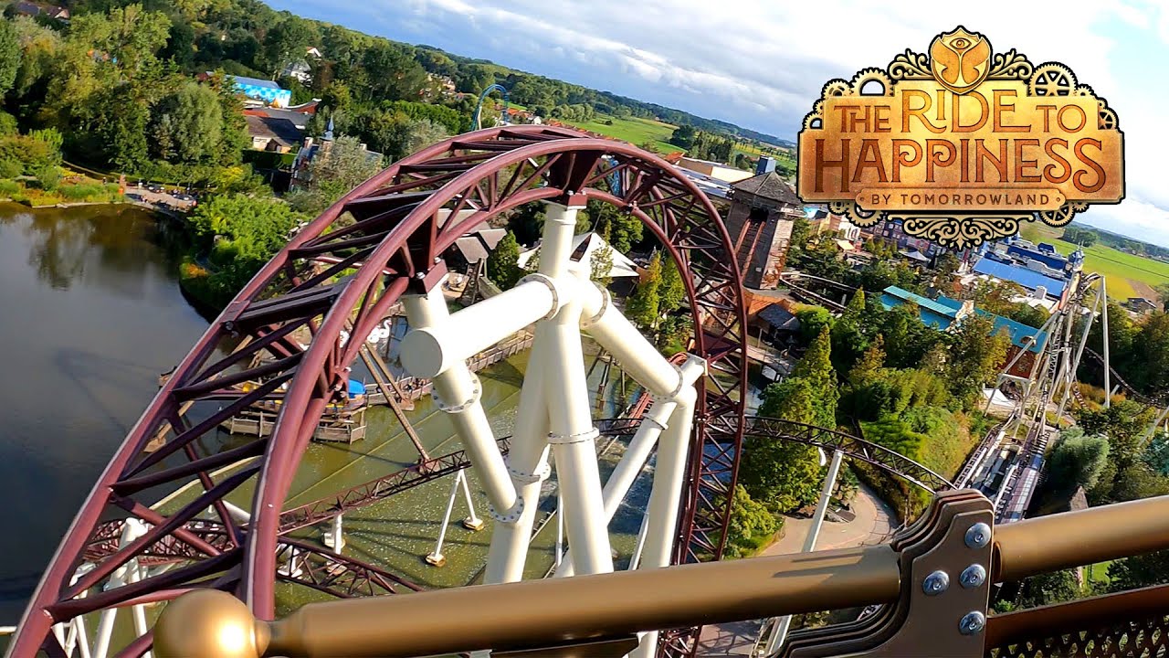 Ride to Happiness 4K Front Seat POV - Plopsaland De Panne