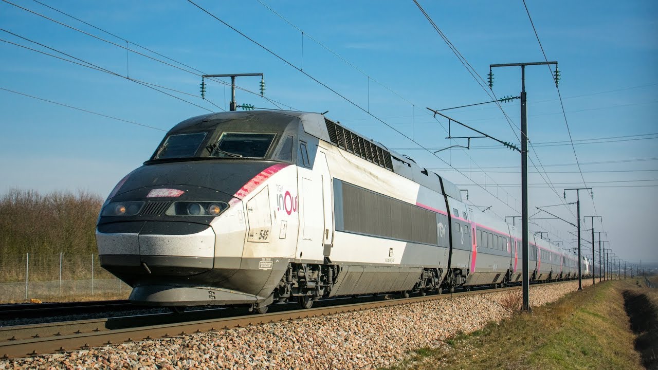Compilation de grande vitesse - TGV, Ouigo, Eurostar, Lyria - Juin 2019