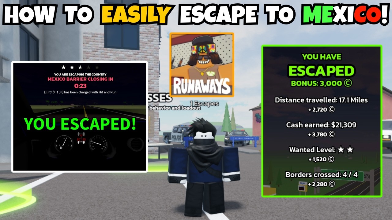 How To Easily Escape to Mexico - (Runaways)