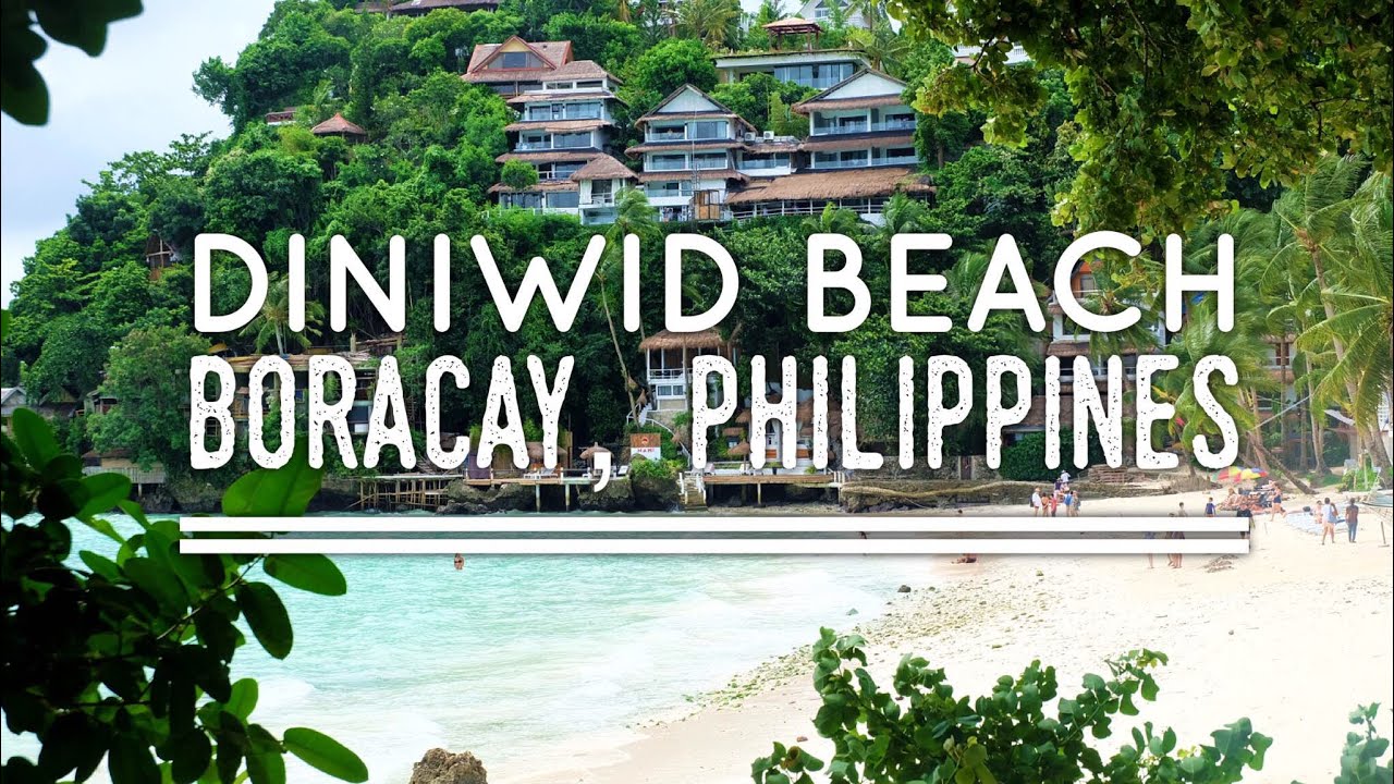 Beach in Boracay Philippines - Diniwid Beach